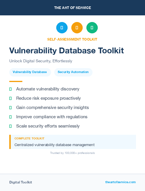 Vulnerability Database Toolkit