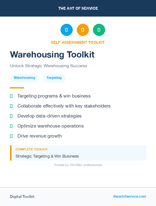Warehousing Toolkit
