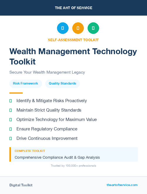 Wealth Management Technology Toolkit