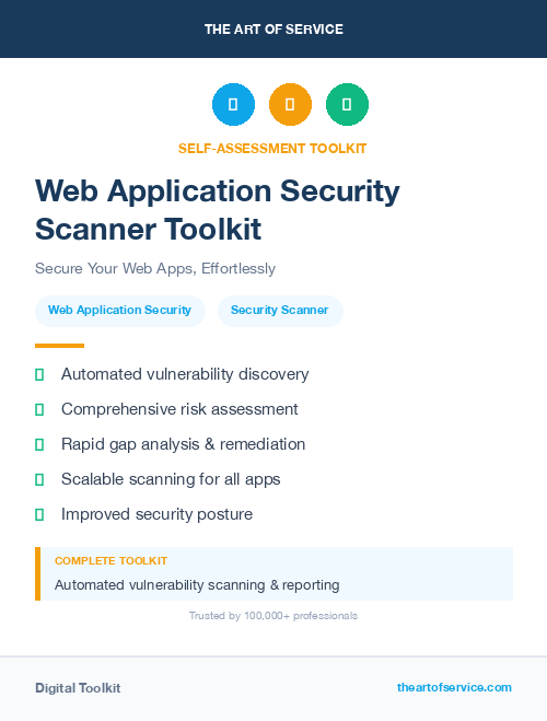 Web Application Security Scanner Toolkit