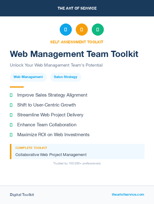Web Management Team Toolkit