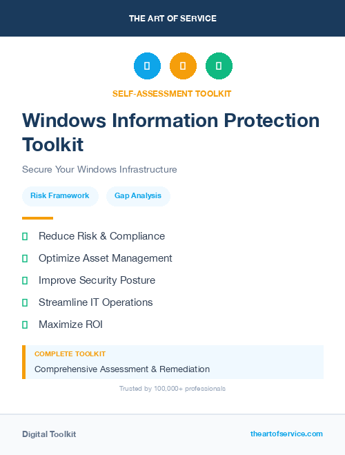 Windows Information Protection Toolkit