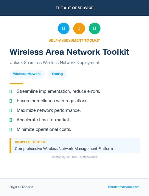 Wireless Area Network Toolkit