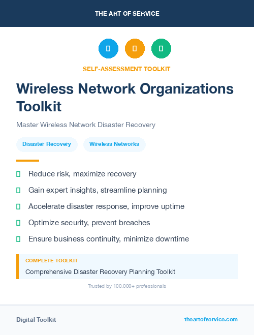 Wireless Network Organizations Toolkit
