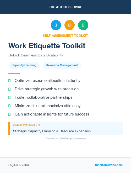 Work Etiquette Toolkit