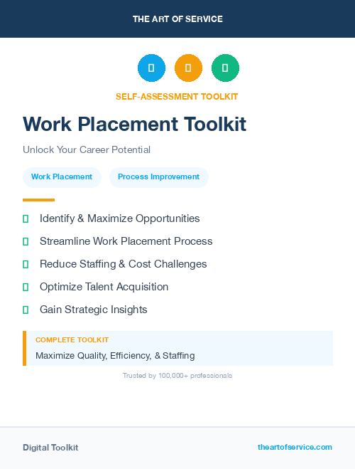 Work Placement Toolkit