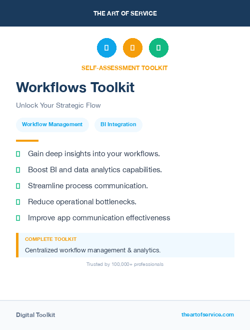 Workflows Toolkit