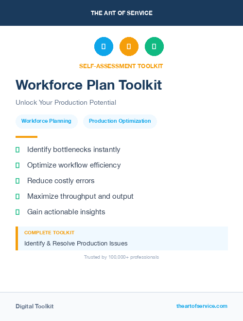Workforce Plan Toolkit