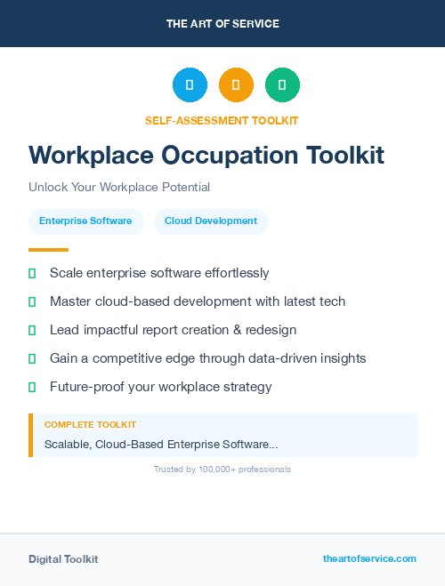 Workplace Occupation Toolkit
