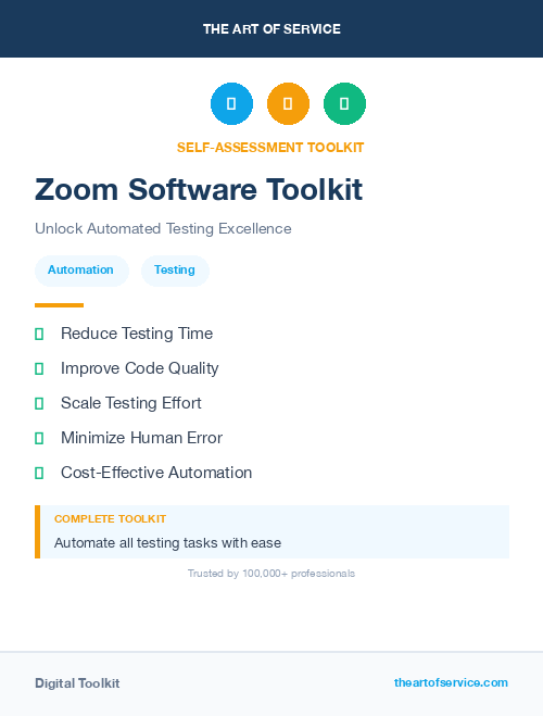 Zoom Software Toolkit