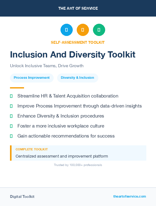 Inclusion And Diversity Toolkit