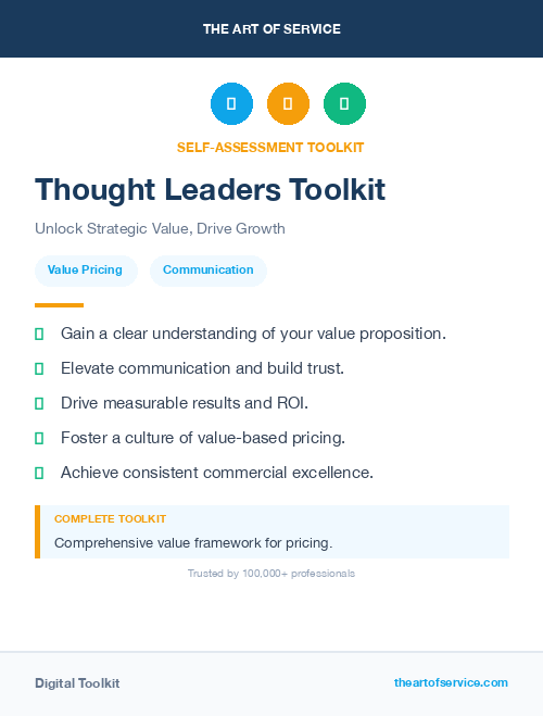 Thought Leaders Toolkit
