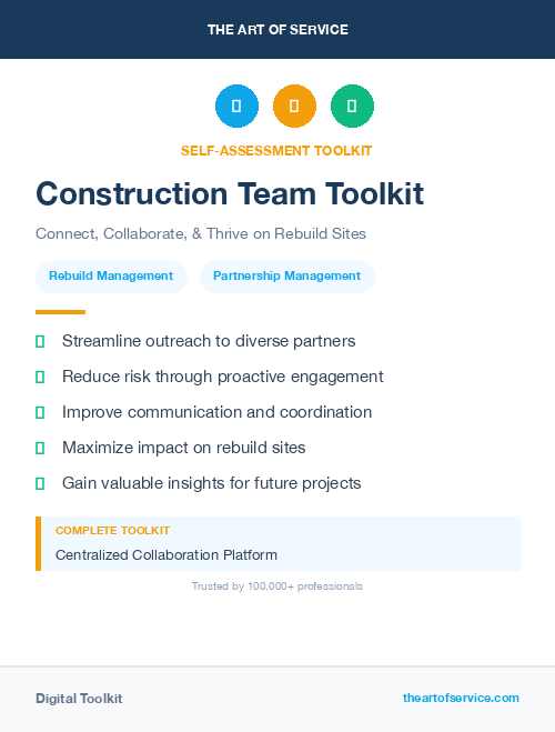 Construction Team Toolkit