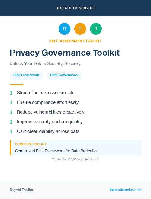 Privacy Governance Toolkit