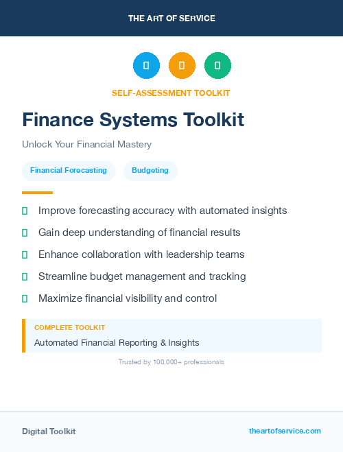 Finance Systems Toolkit