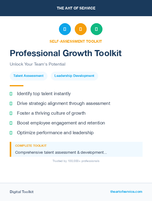 Professional Growth Toolkit