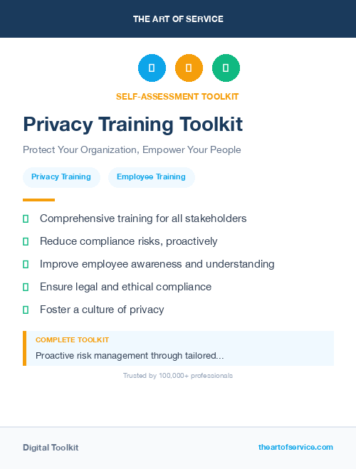 Privacy Training Toolkit