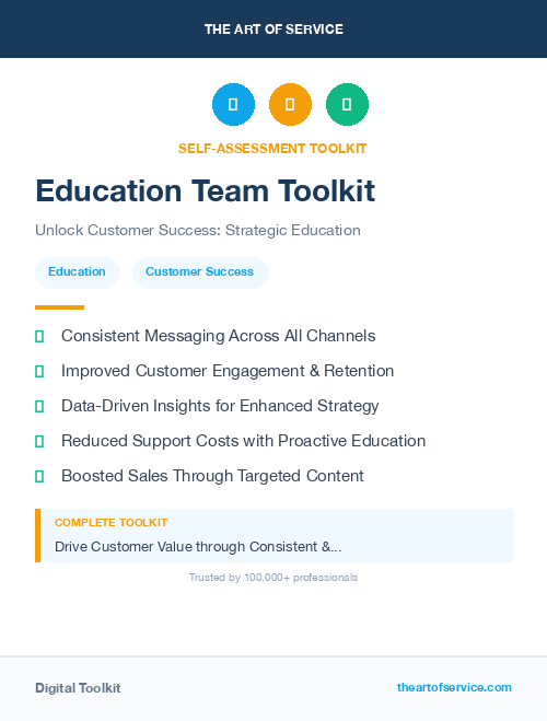 Education Team Toolkit