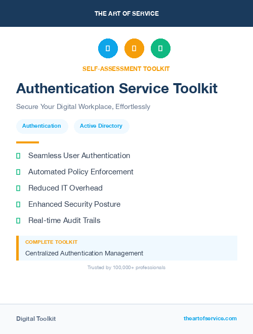 Authentication Service Toolkit