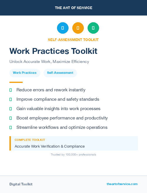 Work Practices Toolkit