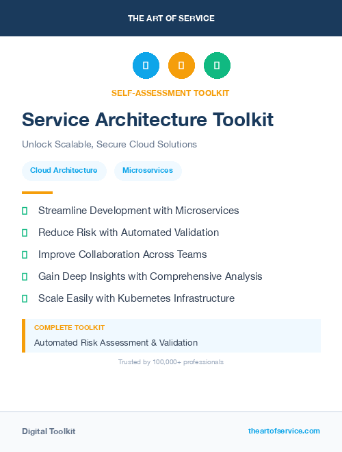 Service Architecture Toolkit