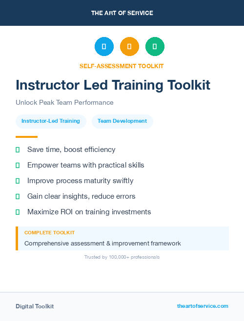 Instructor Led Training Toolkit