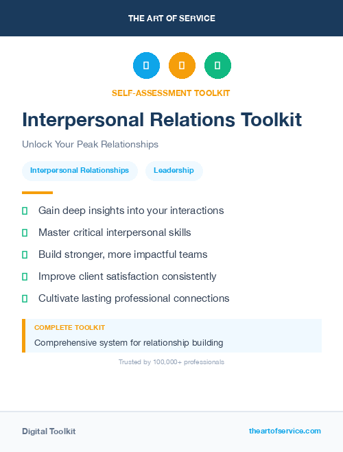 Interpersonal Relations Toolkit