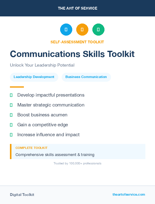 Communications Skills Toolkit