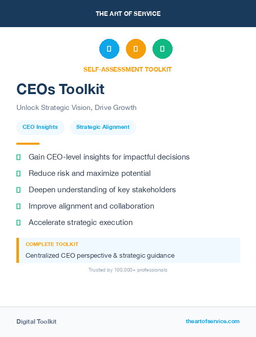 CEOs Toolkit