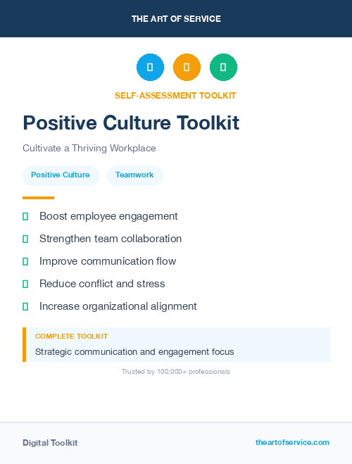 Positive Culture Toolkit