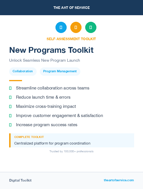 New Programs Toolkit