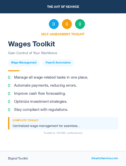 Wages Toolkit