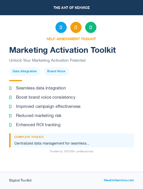 Marketing Activation Toolkit