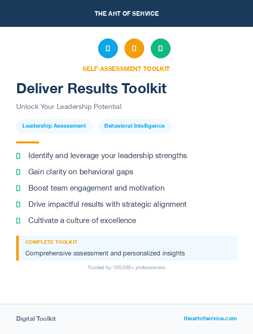 Deliver Results Toolkit