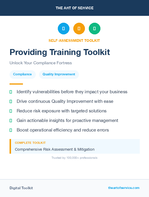 Providing Training Toolkit