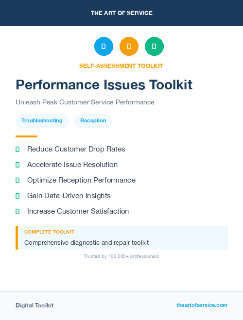 Performance Issues Toolkit