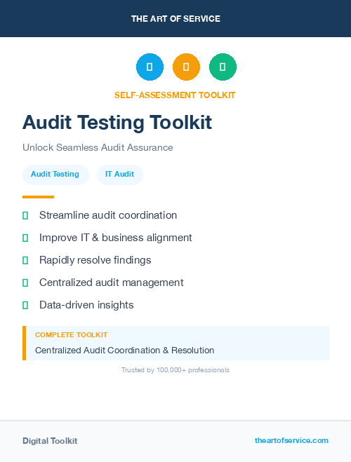Audit Testing Toolkit