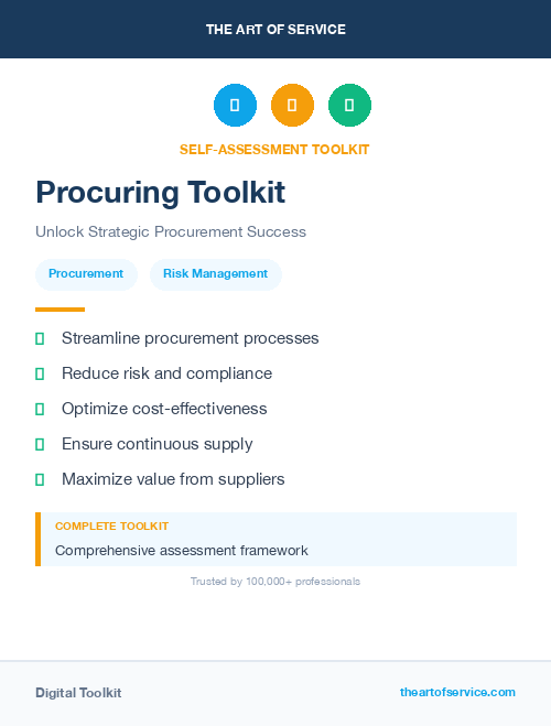 Procuring Toolkit