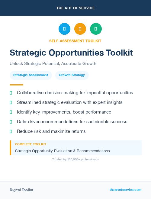 Strategic Opportunities Toolkit