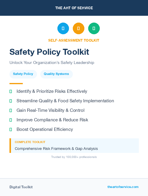 Safety Policy Toolkit