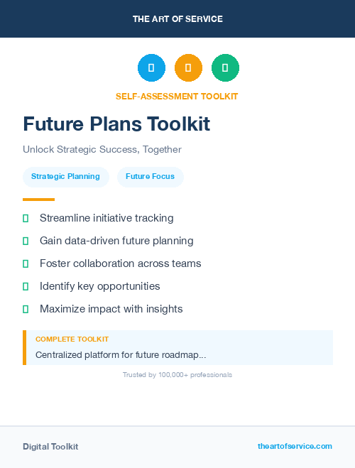 Future Plans Toolkit