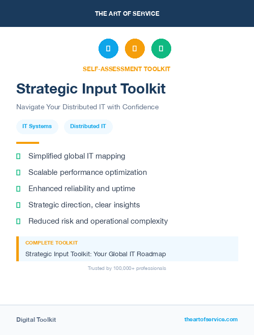 Strategic Input Toolkit