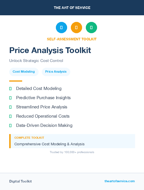 Price Analysis Toolkit