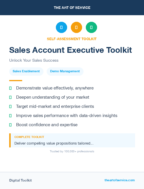 Sales Account Executive Toolkit