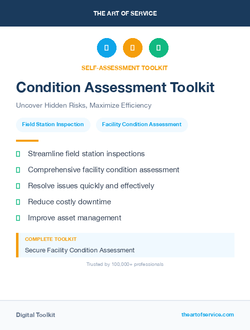 Condition Assessment Toolkit