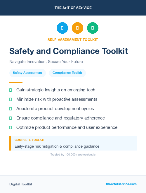 Safety and Compliance Toolkit