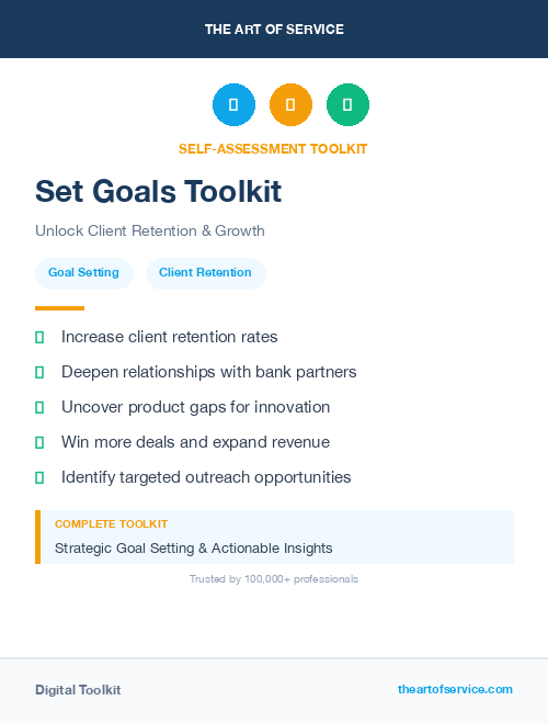 Set Goals Toolkit