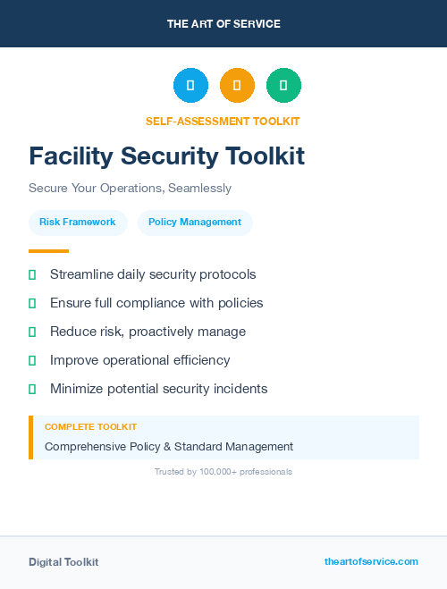 Facility Security Toolkit