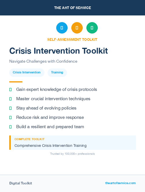 Crisis Intervention Toolkit