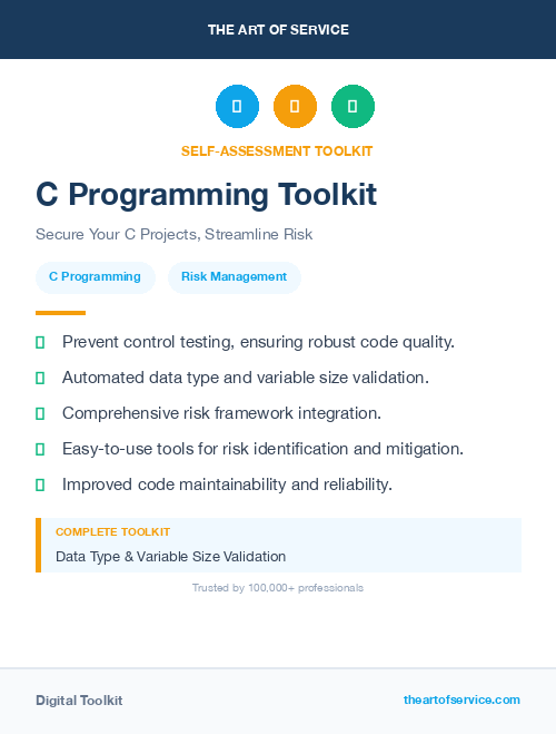 C Programming Toolkit